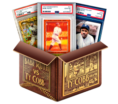 Baseball Cards Babe Ruth VS Ty Cobb mystery blind box